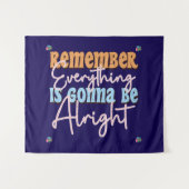 Motivatie quotes voor dagelijkse inspiratie wandkleed (Voorkant (horizontaal))