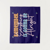 Motivatie quotes voor dagelijkse inspiratie wandkleed (Voorkant)