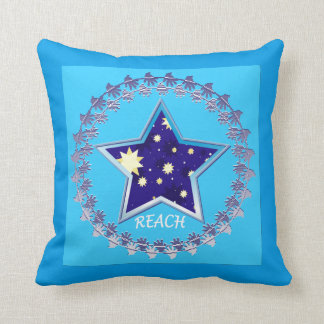 Motivatie" Reach for the stars" Pillow Kussen