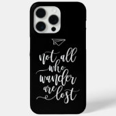 Motivatie reisofferte zwart-wit koel Case-Mate iPhone case (Achterkant)