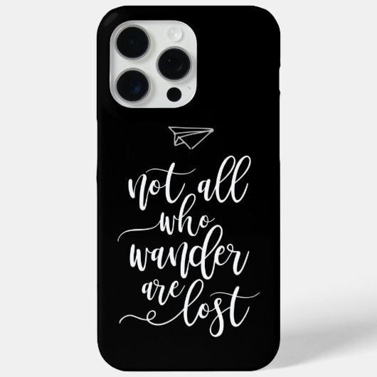 Motivatie reisofferte zwart-wit koel Case-Mate iPhone case (Achterkant)