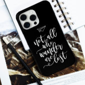 Motivatie reisofferte zwart-wit koel Case-Mate iPhone case