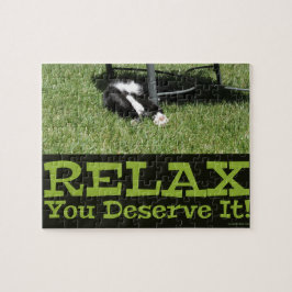 Motivatie relaxfoto Zen Cat Legpuzzel