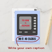 Motivatie ronddraaiende gymzaal briefkaart