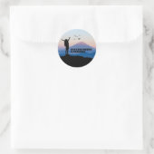 Motivatie ronde Stickers (Tas)