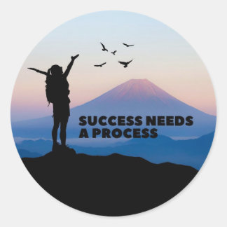 Motivatie ronde Stickers