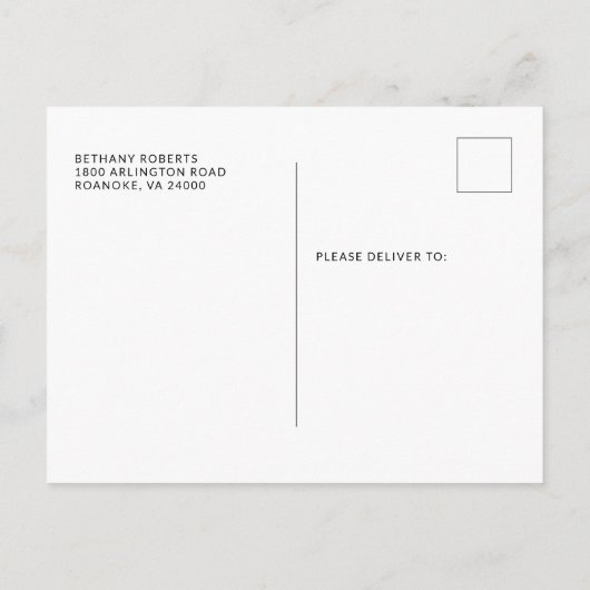 Motivatie Roos Goud Geborsteld Metaal Briefkaart (Achterkant)