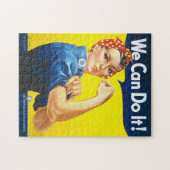 Motivatie: Rosie de Riveter, "We kunnen het!" Legpuzzel (Horizontaal)