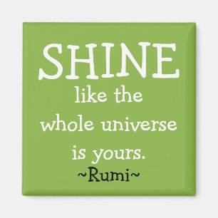 Motivatie Rumi Quote Magneet