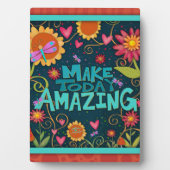 Motivatie Schattigee Eenvoudige Quote Kleurrijke L Fotoplaat (voorkant)