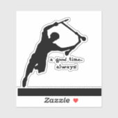 Motivatie Scooter Quote Goede Tijd Altijd Sticker (Vel)
