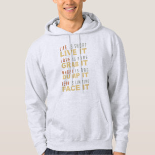 Motivatie shirten en jassen hoodie