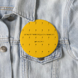 Motivatie, silhouet kokospalmen ronde button 4,0 cm