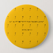 Motivatie, silhouet kokospalmen ronde button 4,0 cm (Voorkant)