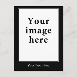 Motivatie sjabloon verticale rand stijl briefkaart