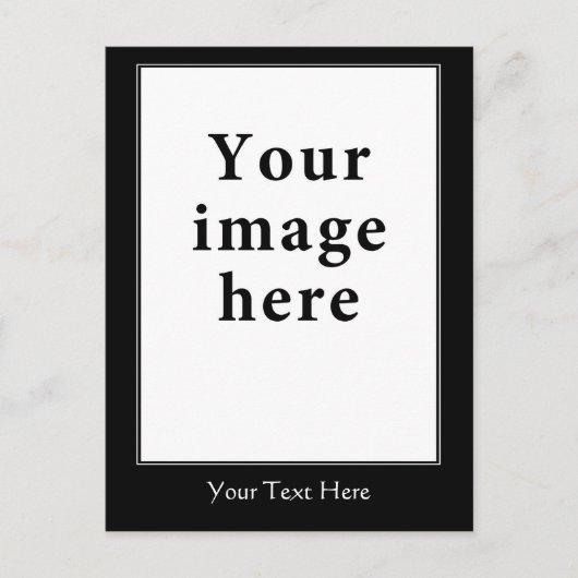 Motivatie sjabloon verticale rand stijl briefkaart (Voorkant)