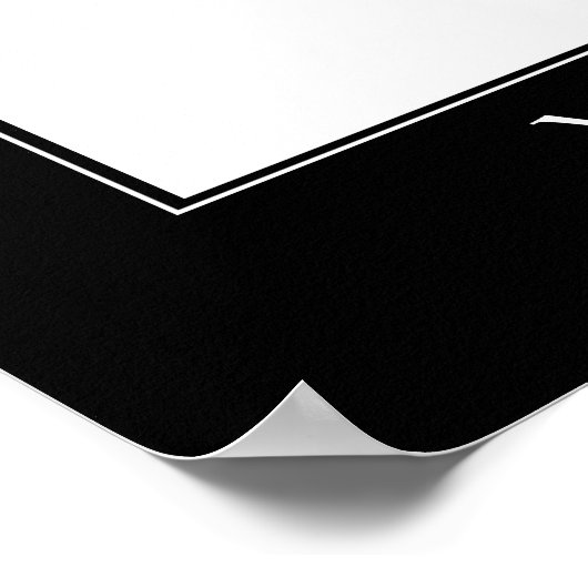 Motivatie sjabloon verticale rand stijl poster (Hoek)