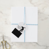 Motivatie skateboarden offerte Goede tijd altijd Cadeaulabel (Met Touw)