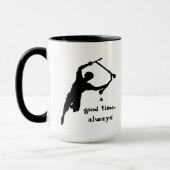 Motivatie skateboarden offerte Goede tijd altijd Mok (Links)