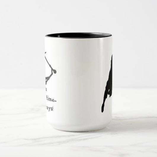 Motivatie skateboarden offerte Goede tijd altijd Mok (Midden)