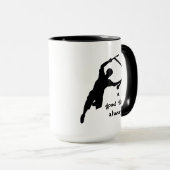 Motivatie skateboarden offerte Goede tijd altijd Mok (Voorkant rechts)