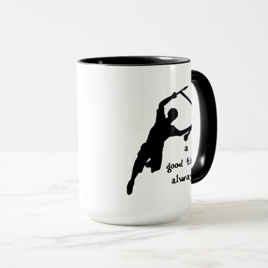 Motivatie skateboarden offerte Goede tijd altijd Mok (Voorkant rechts)