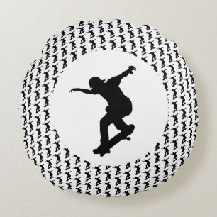 Motivatie skateboarden offerte Goede tijd altijd Rond Kussen