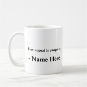 Motivatie slogan Gepersonaliseerd typografisch Koffiemok (Links)