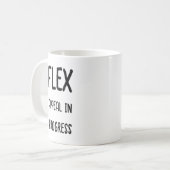 Motivatie slogan koffiemok (Voorkant links)