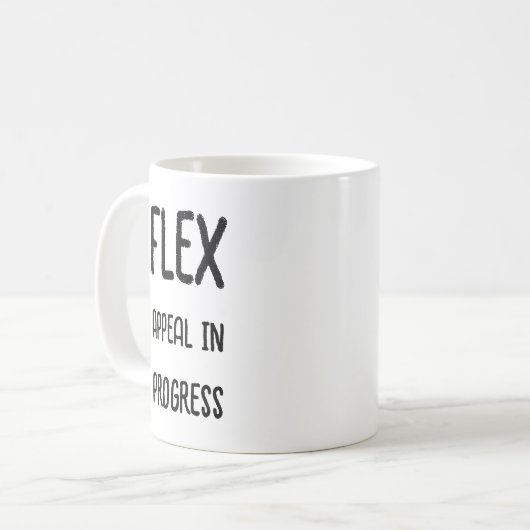 Motivatie slogan koffiemok (Voorkant links)