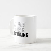 Motivatie slogan koffiemok (Voorkant links)