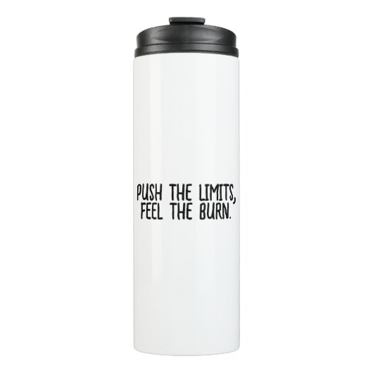 Motivatie slogan thermosbeker (Voorkant)