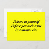 Motivatie slogans briefkaart (Voorkant / Achterkant)