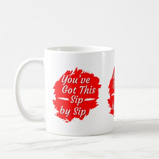 Motivatie Slokje Voor Slokje Koffiemok (Links)