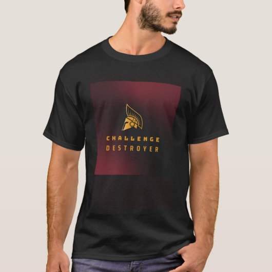 motivatie Spartan Challenge Destroyer T-shirt (Voorkant)