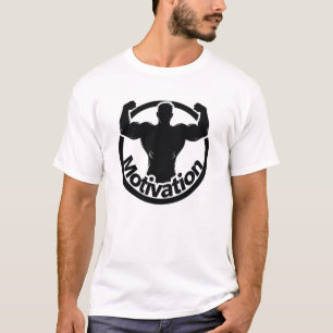 Motivatie Spier T-shirt - Gym Fitness Workout Shir