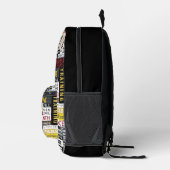 Motivatie sportcitaten rugzak (Rechts)