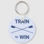 Motivatie sportieve offerte roeiers sleutelhanger (Voorkant)