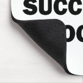 Motivatie sportschool quotes voor succes muismat (Hoek)