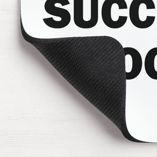 Motivatie sportschool quotes voor succes muismat (Hoek)