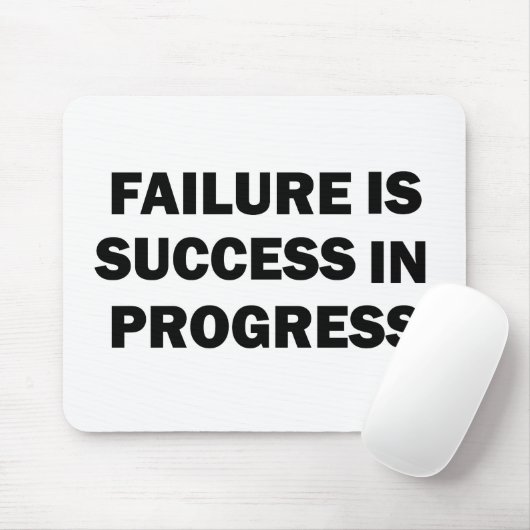 Motivatie sportschool quotes voor succes muismat (Met muis)