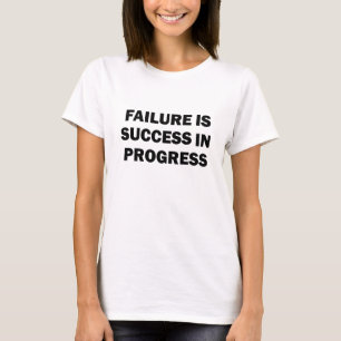 Motivatie sportschool quotes voor succes t-shirt