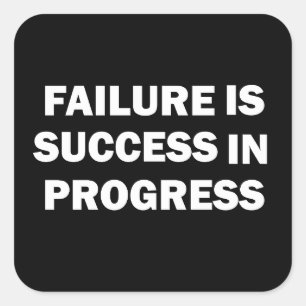 Motivatie sportschool quotes voor succes vierkante sticker