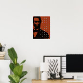Motivatie standaard Abraham Lincoln Poster (Thuiskantoor)