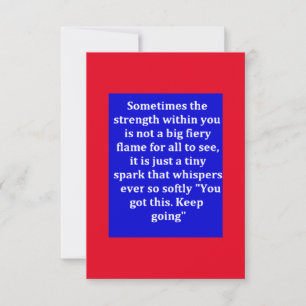 MOTIVATIE STERKTE KRIJGEN NOOIT OP