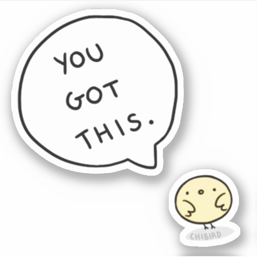 Motivatie Sticker (Voorkant)