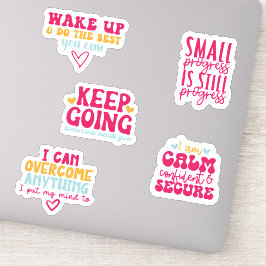 Motivatie sticker bundel voor geestelijke gezondhe