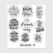 Motivatie stickerpakket sticker (Vel)