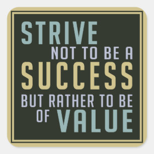 Motivatie stickers voor succes en waarde