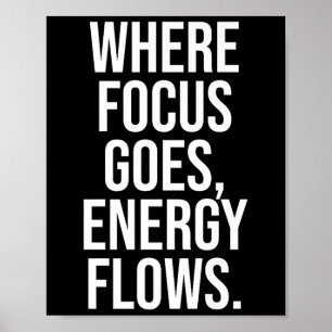 Motivatie stoïcijnse filosofische quote voor Focus Poster